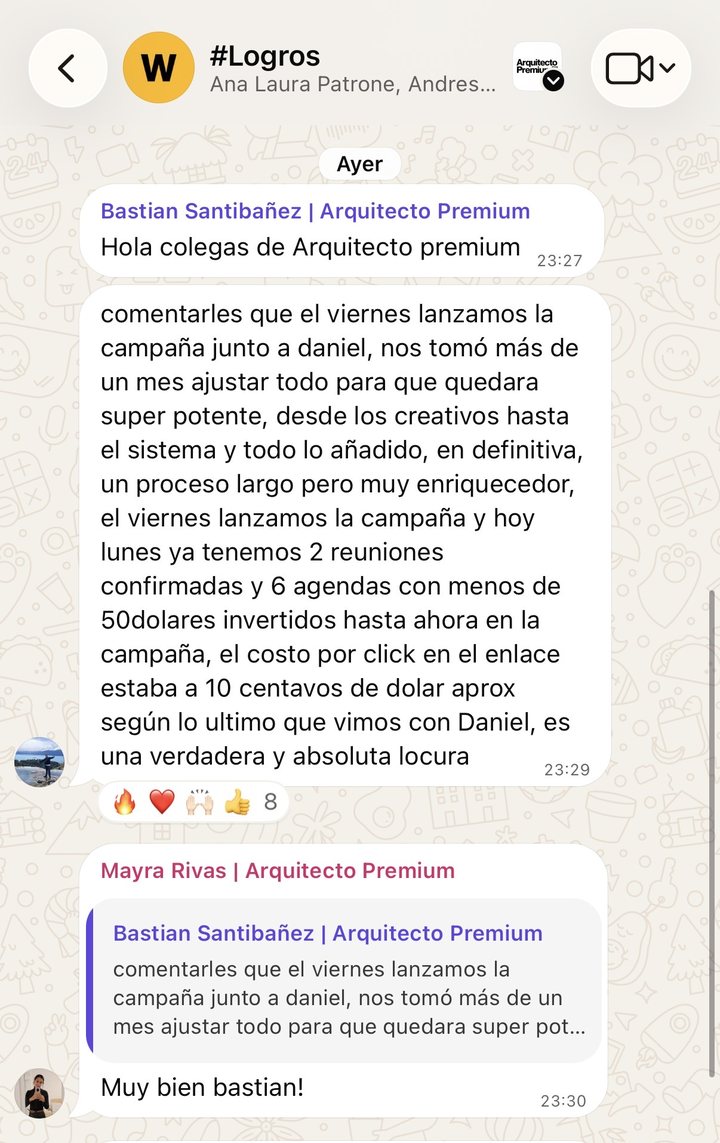 Testimonio de un cliente de Arquitecto Premium™