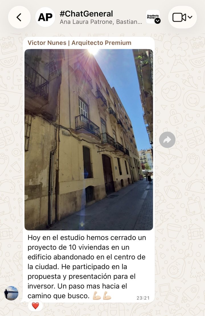 Testimonio de Víctor Nunes (España), cliente de Arquitecto Premium™