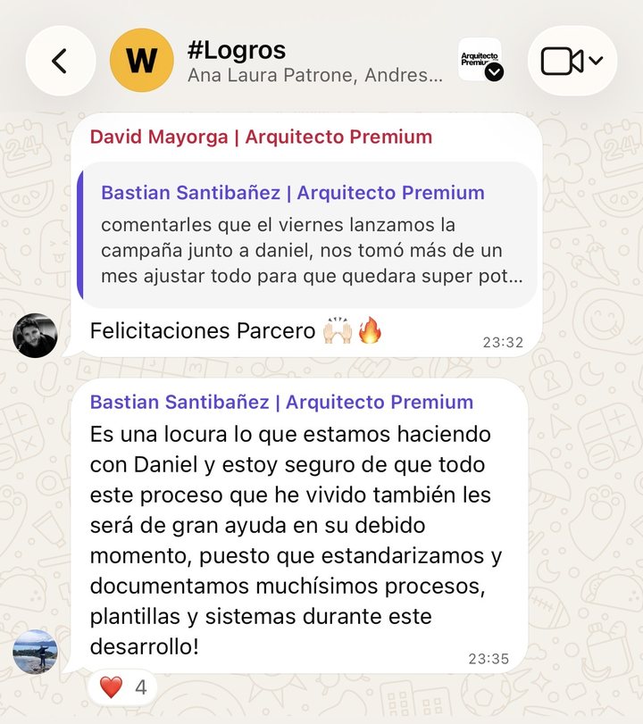 Testimonio de un cliente de Arquitecto Premium™